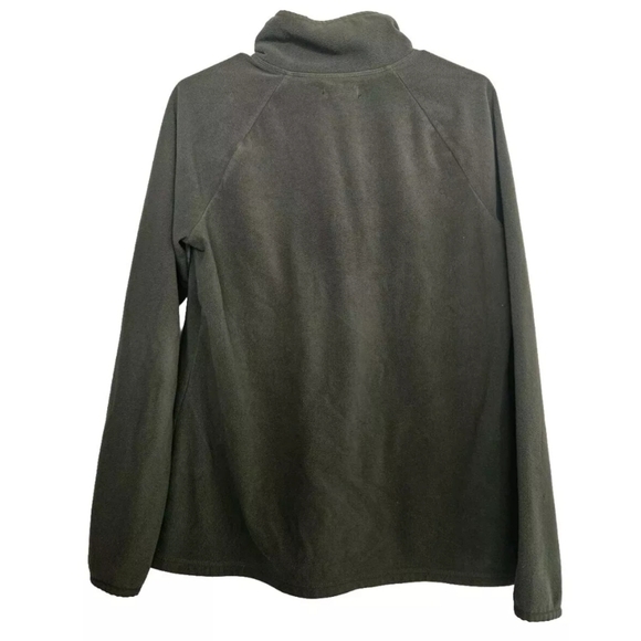 Eddie Bauer Womans Half Zip Sweater Green Size Large - Picture 3 of 4
